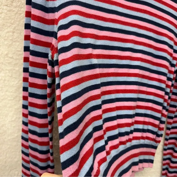 Large - SPIRITUAL GANGSTER - Stripe Crop Sweater Rent the Runway RTR $98 msrp