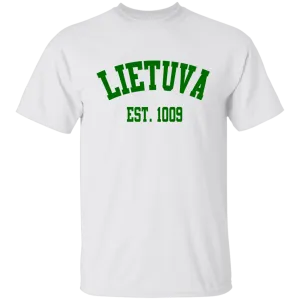 Lietuva Est. 1009 - Boys/Girls Youth Classic Short Sleeve T-Shirt