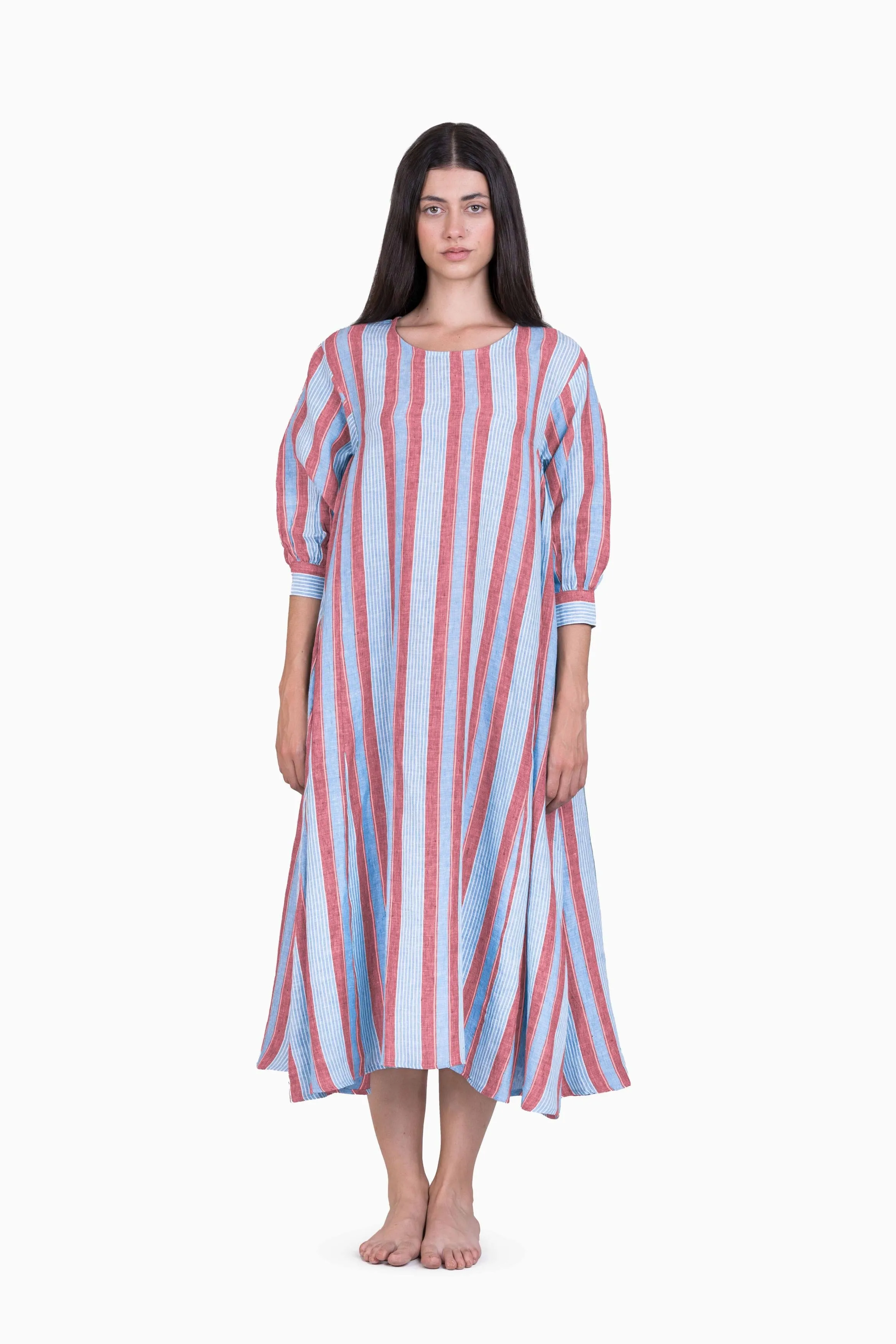 Linen Cassidy Dress-Vern Yellow