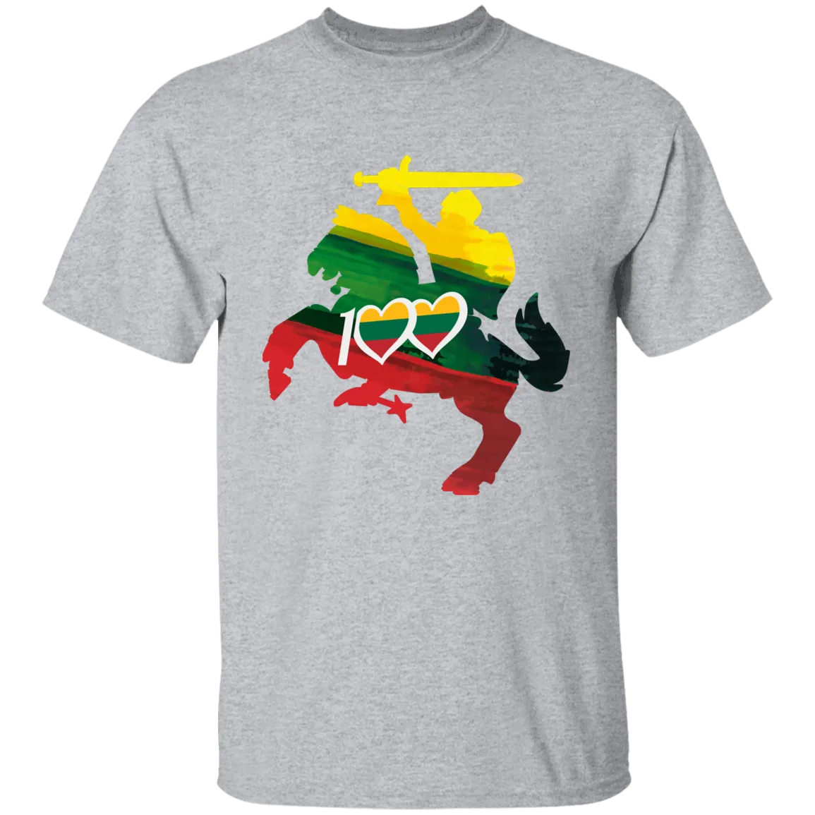 Lithuanian Knight 100 - Boys/Girls Youth Classic Short Sleeve T-Shirt