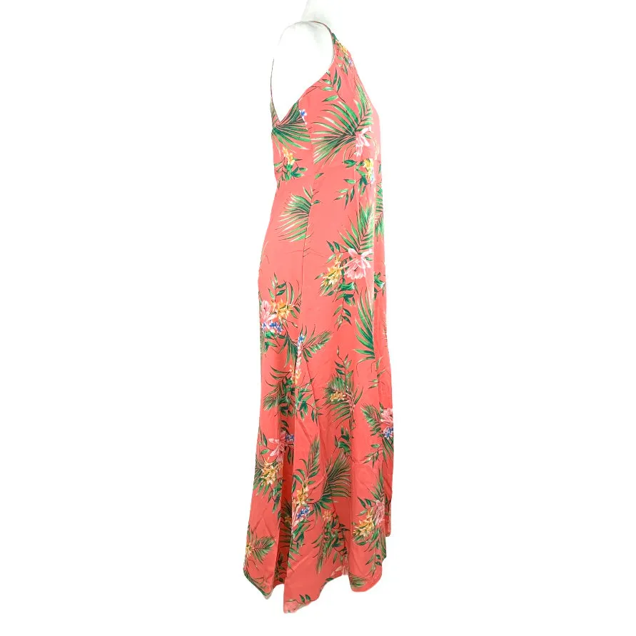 Loose Fit Halter Neck Sleeveless Women's Maxi Dress