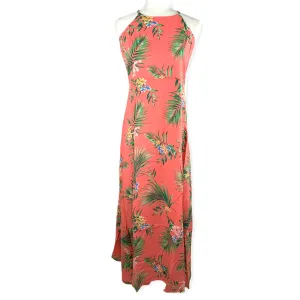 Loose Fit Halter Neck Sleeveless Women's Maxi Dress