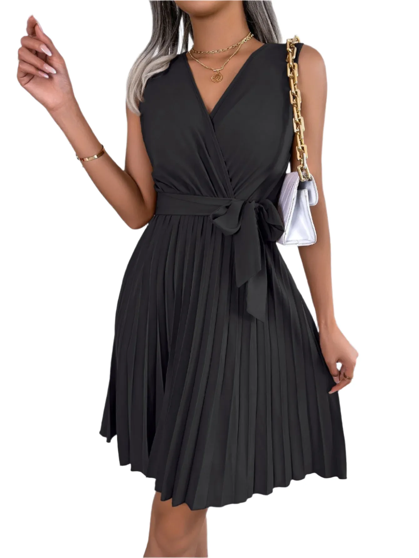 Luciana – Timeless Elegance Women’s Sleeveless Dress