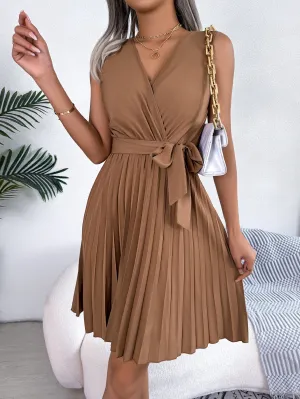 Luciana – Timeless Elegance Women’s Sleeveless Dress