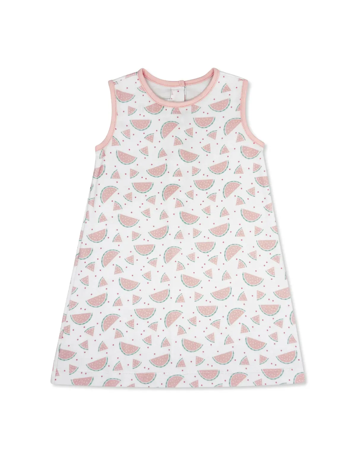 Lullaby Set: Ann Dress - Whimsy Watermelon, Pensacola Pink