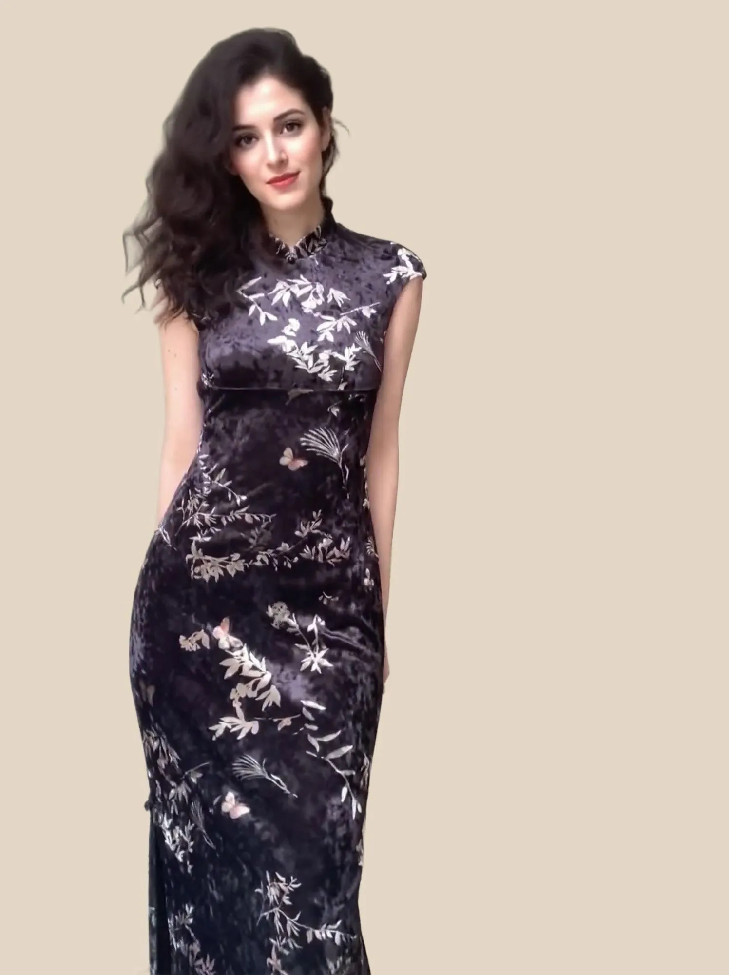 Mandarin Fitted Dress