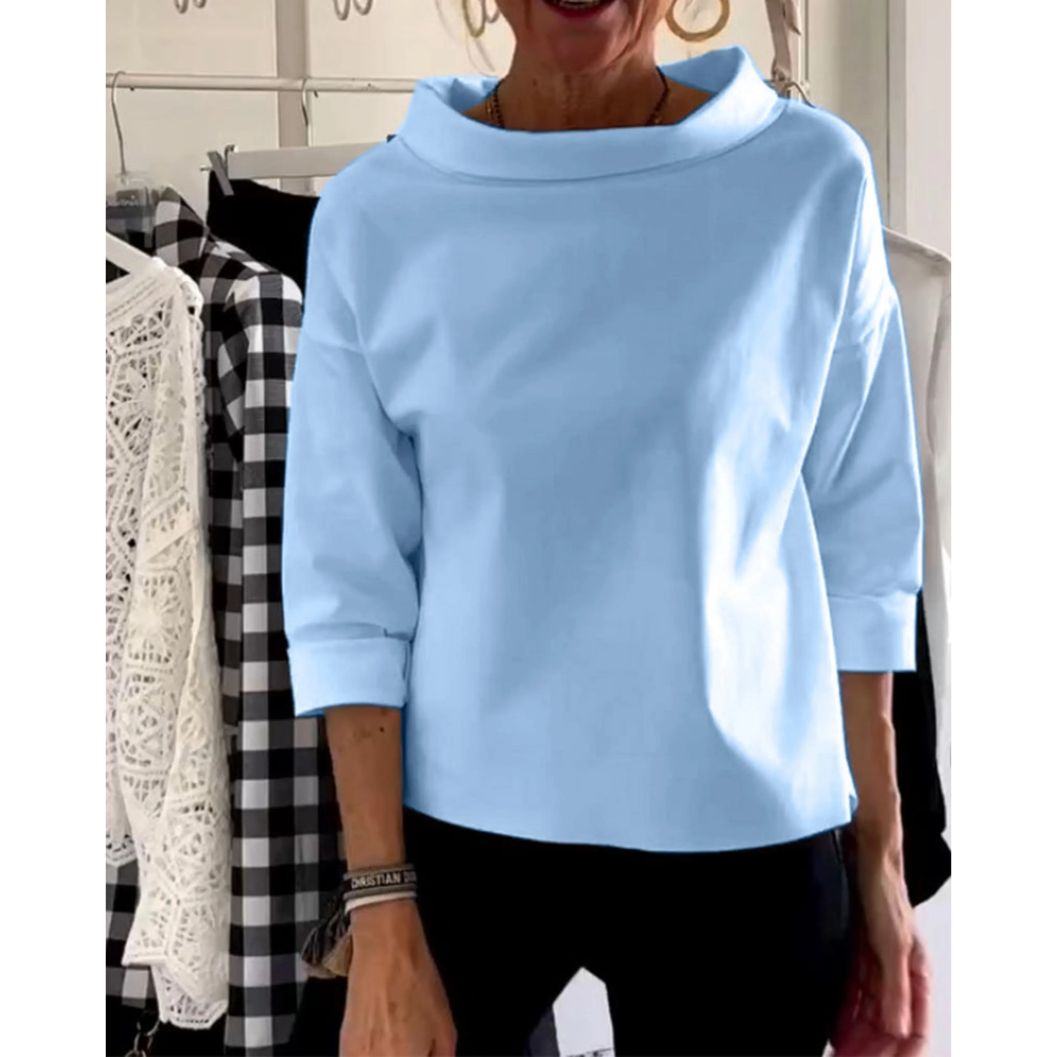 Marina® | Women's relaxed fit top, elegant