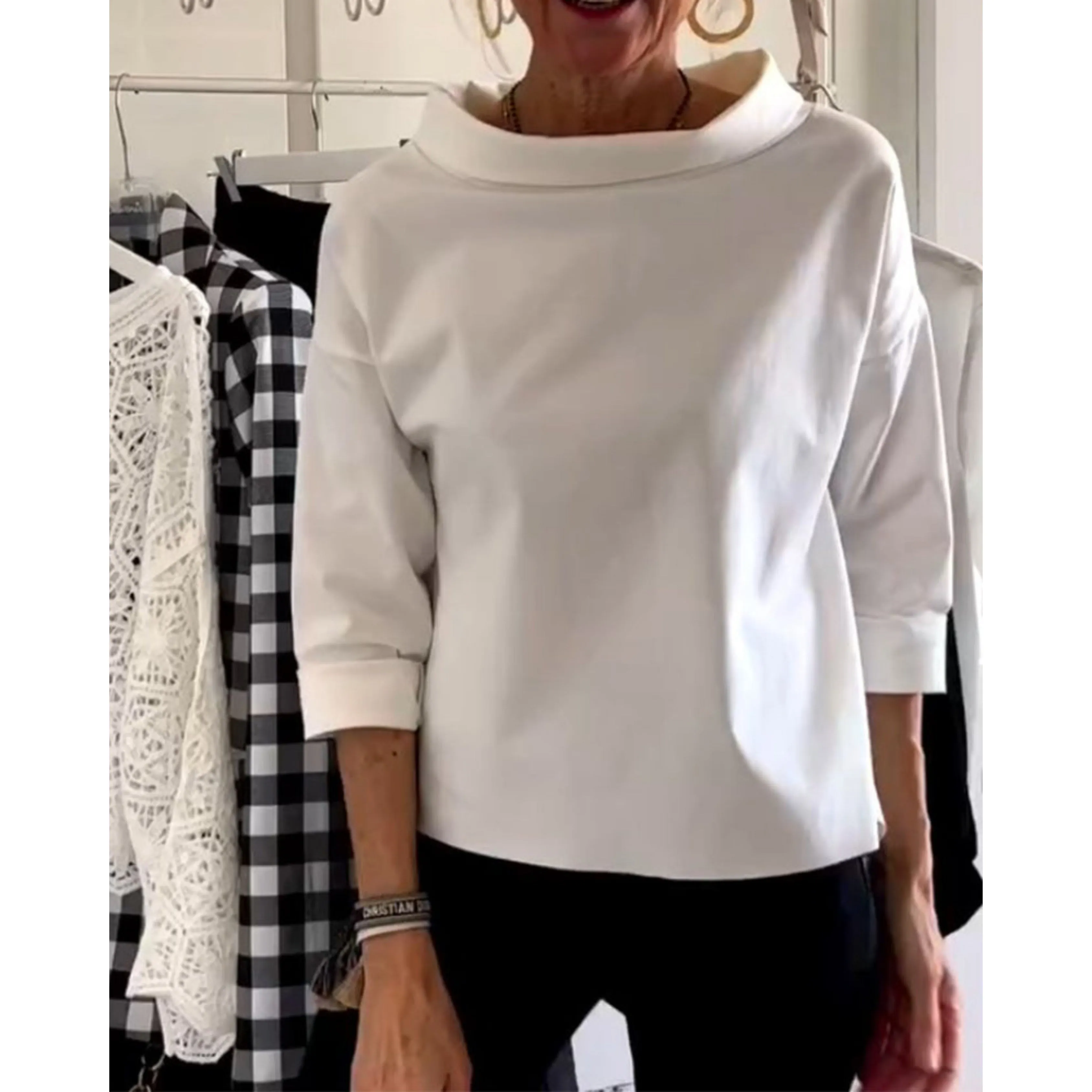 Marina® | Women's relaxed fit top, elegant