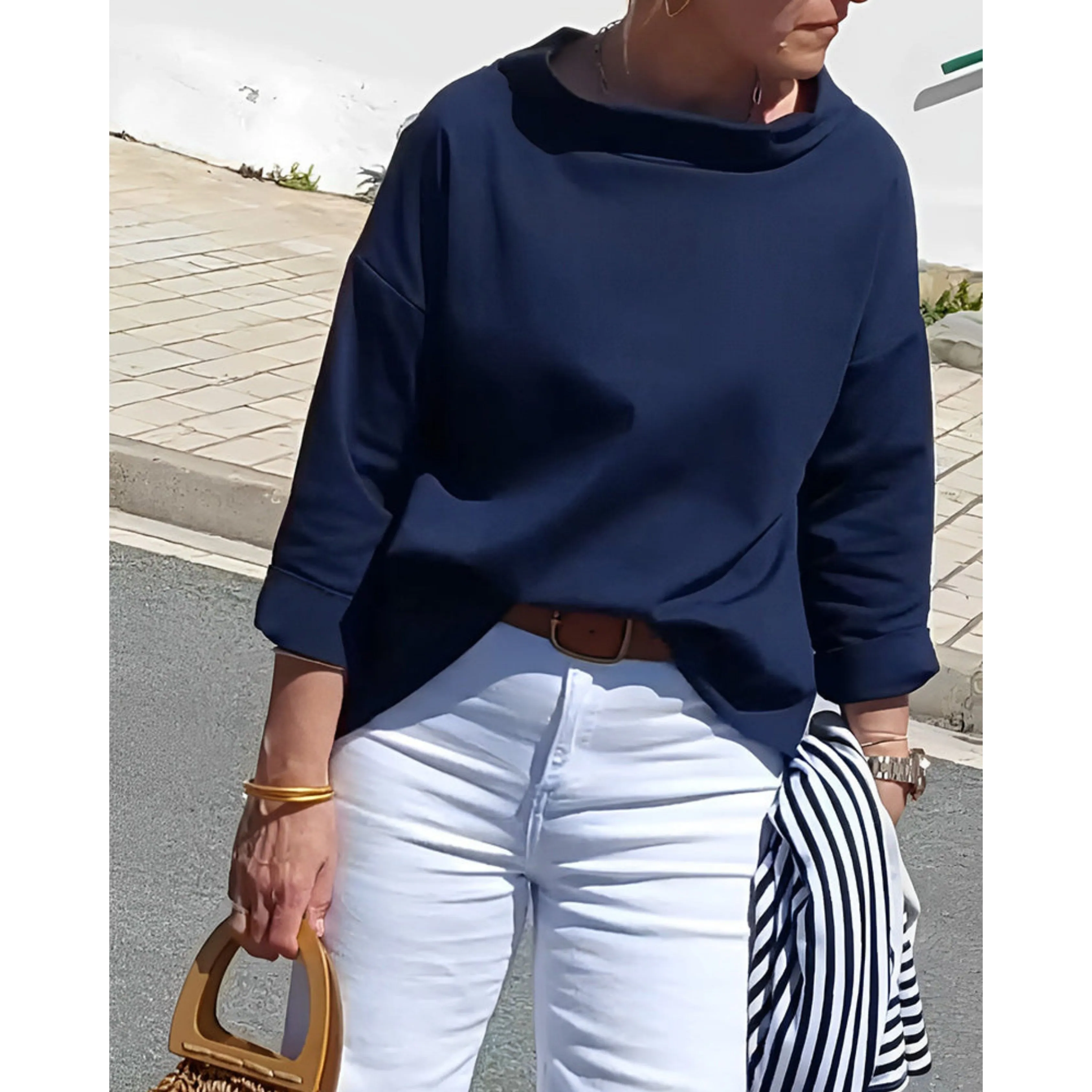 Marina® | Women's relaxed fit top, elegant
