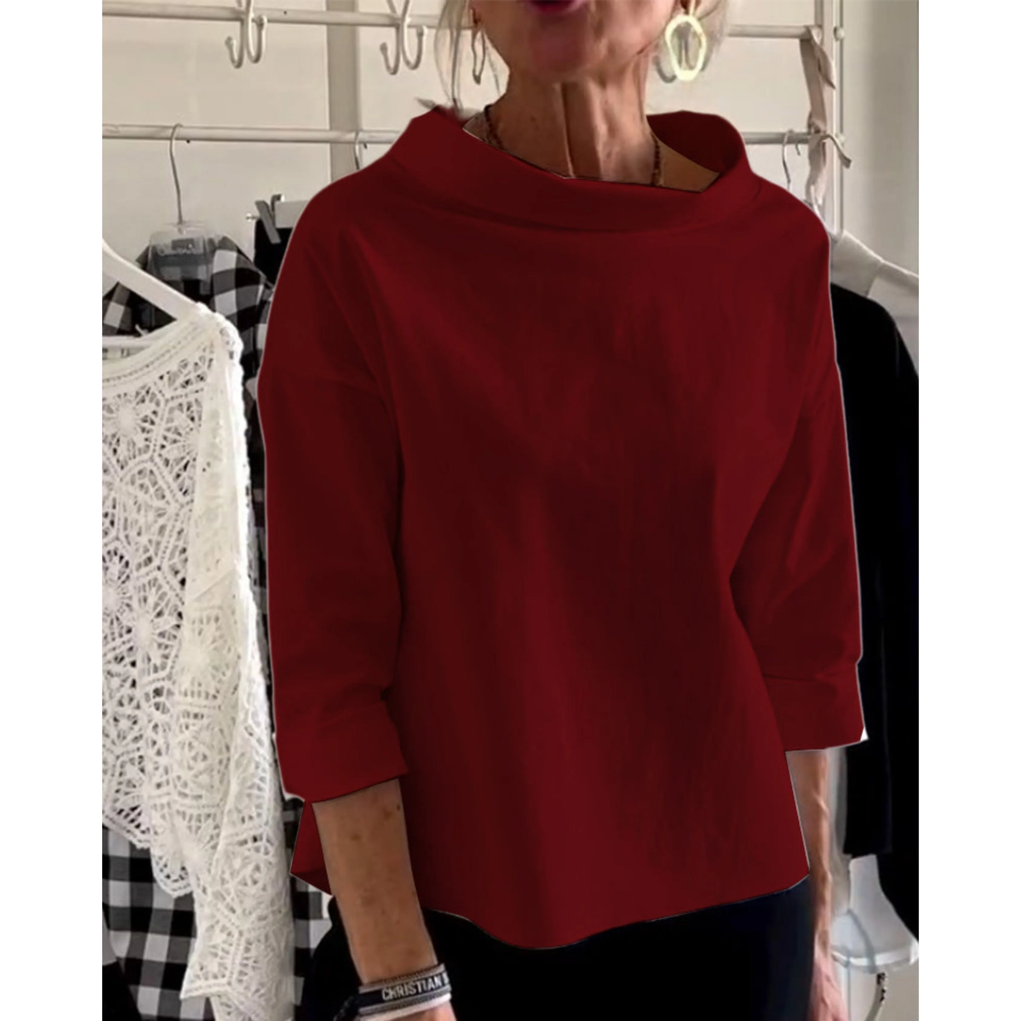 Marina® | Women's relaxed fit top, elegant