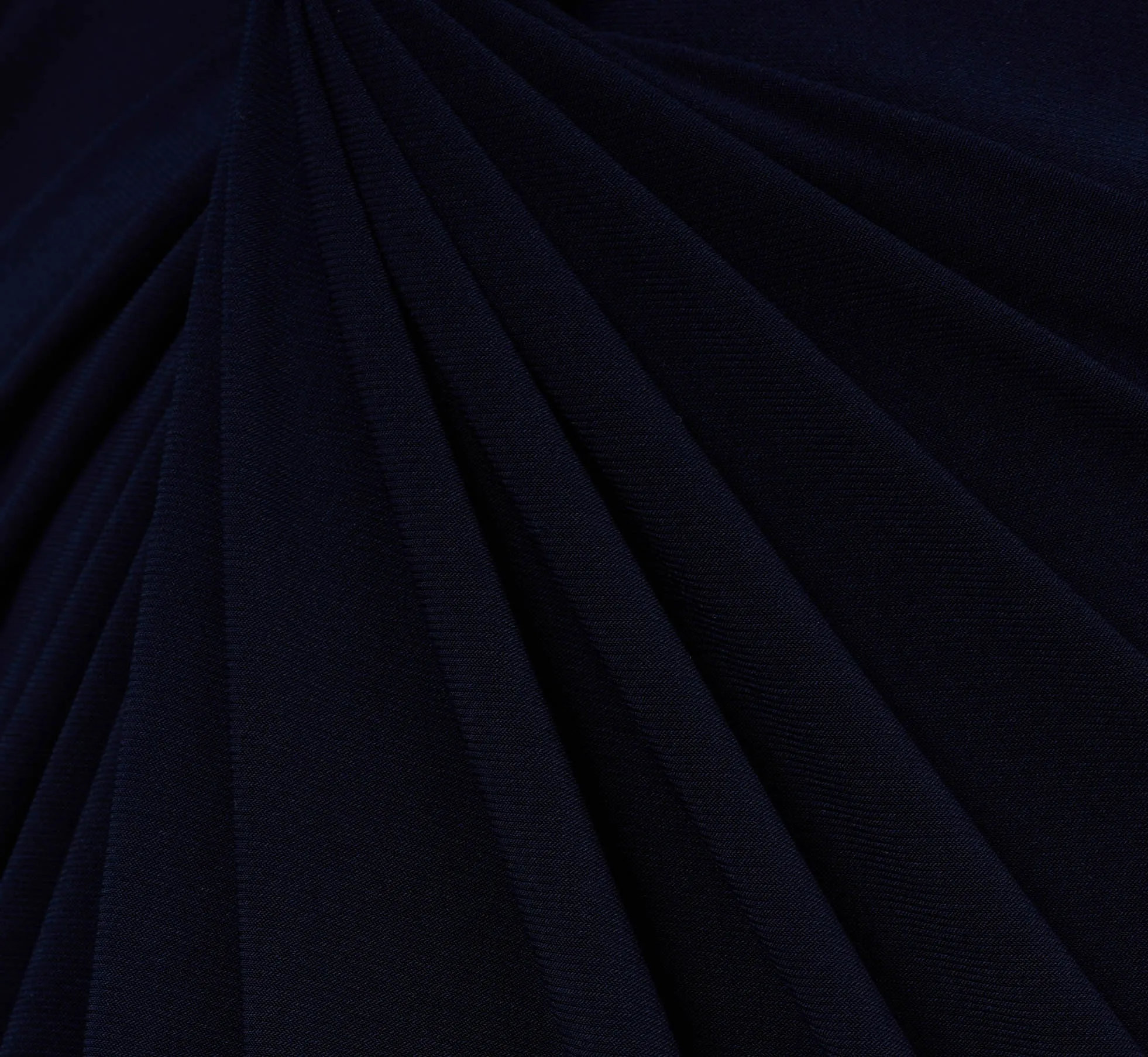 Matte Jersey Twist Front Tuxedo Long Gown In Midnight
