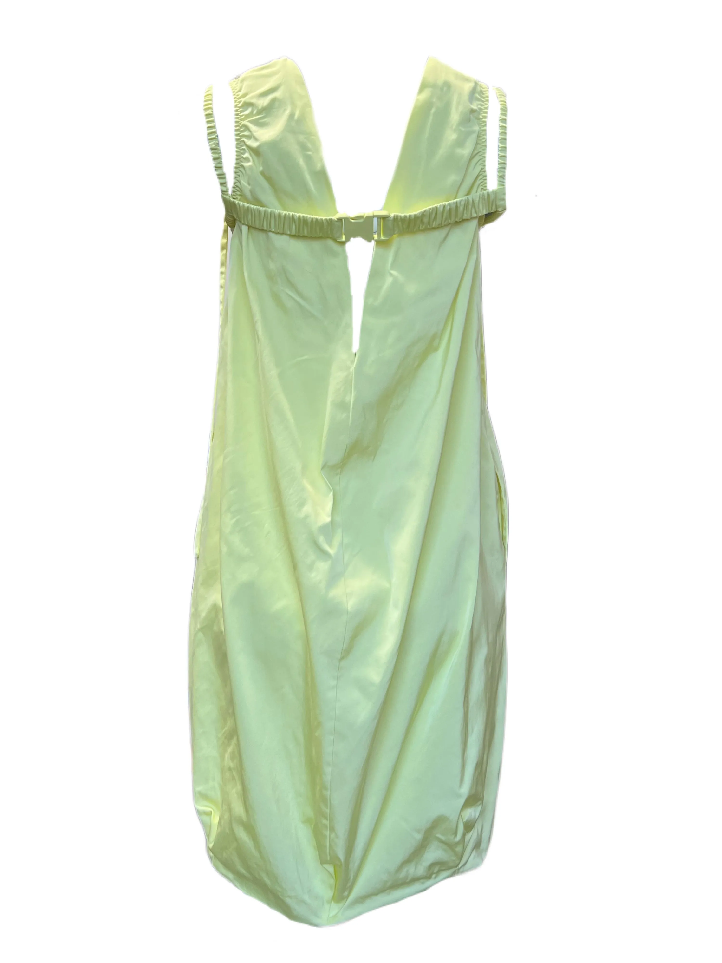 Max Mara Women's Lemon Opaco Sleeveless Sheath Dress Size 8 NWT