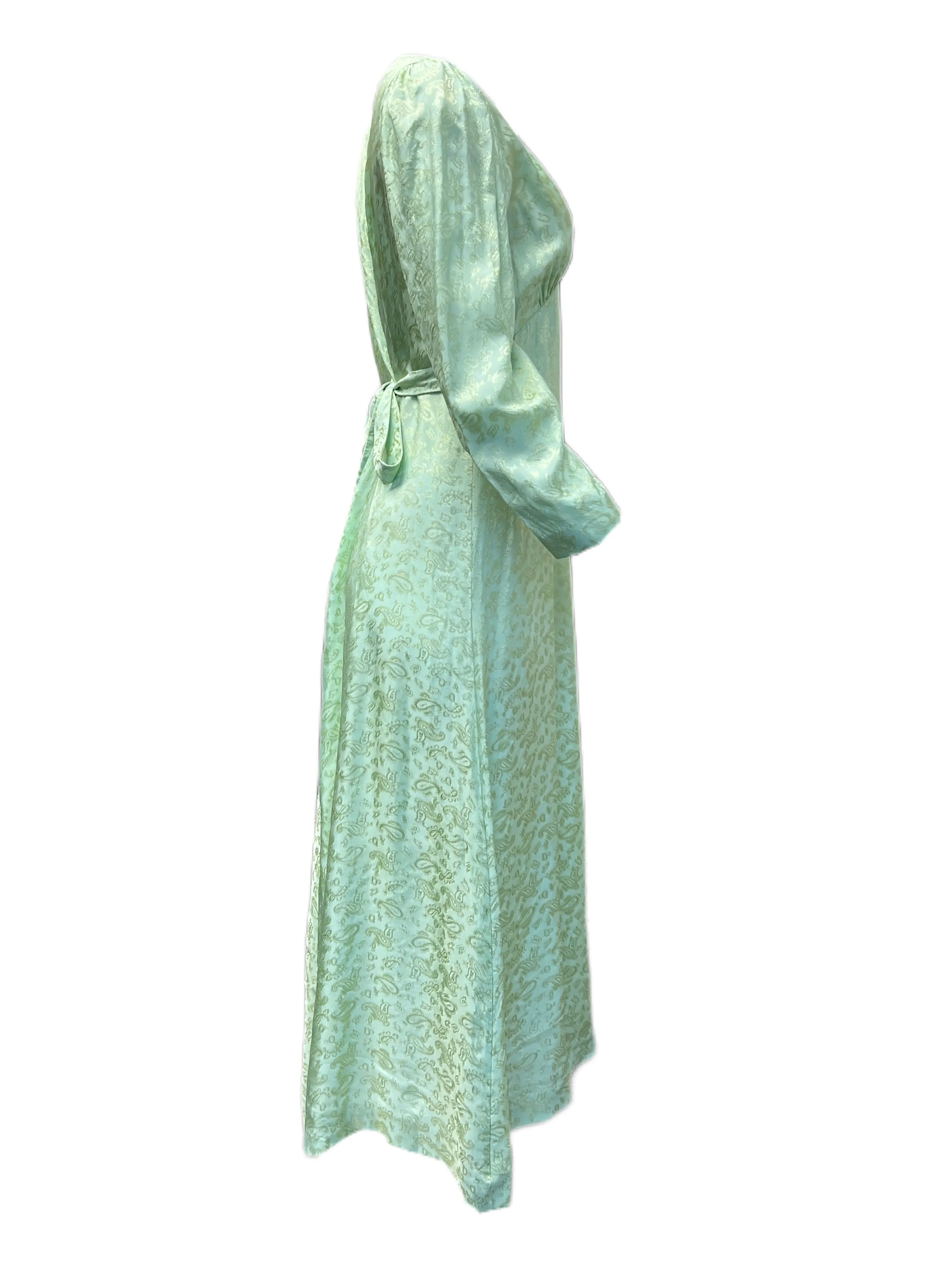 Max Mara Women's Pastel Green Piovra Viscose Dress Size 12 NWT