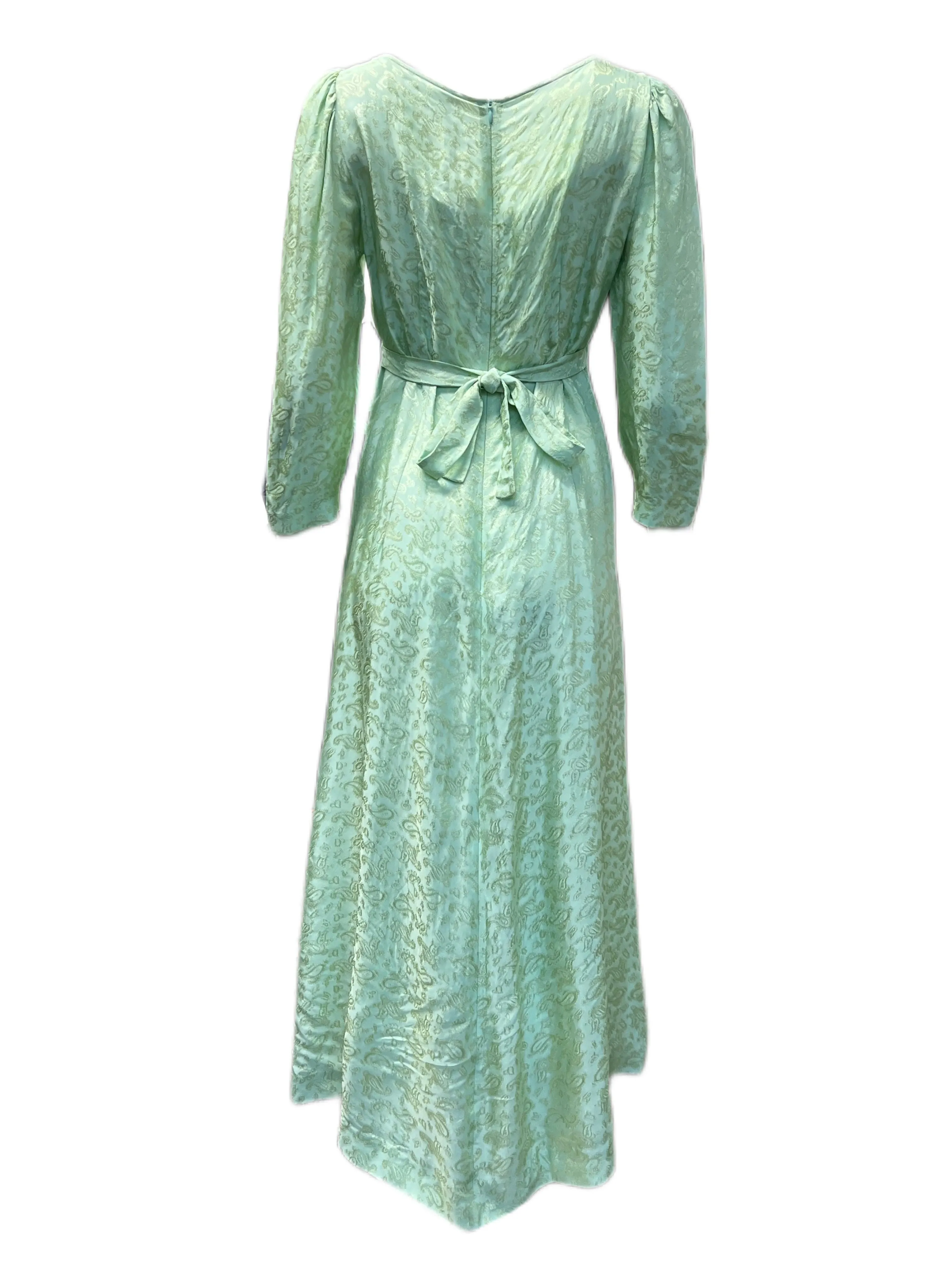 Max Mara Women's Pastel Green Piovra Viscose Dress Size 12 NWT