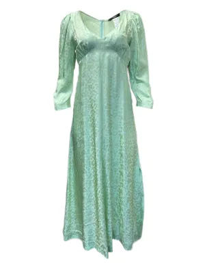 Max Mara Women's Pastel Green Piovra Viscose Dress Size 12 NWT