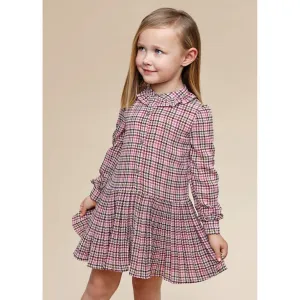 Mayoral Girls Plaid Dress 4928