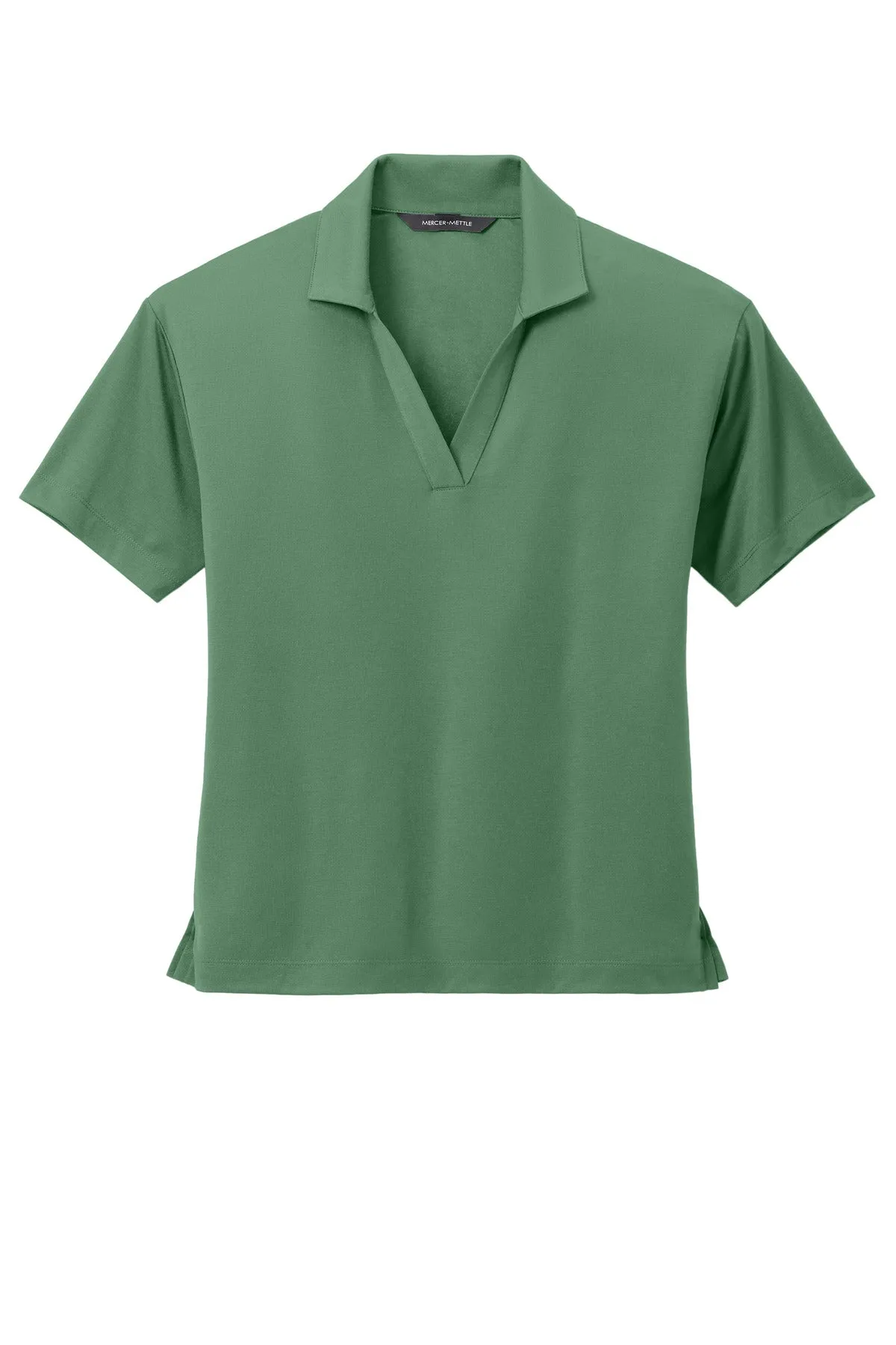 Mercer Mettle Women's Stretch Jersey Polo MM1015 Sage