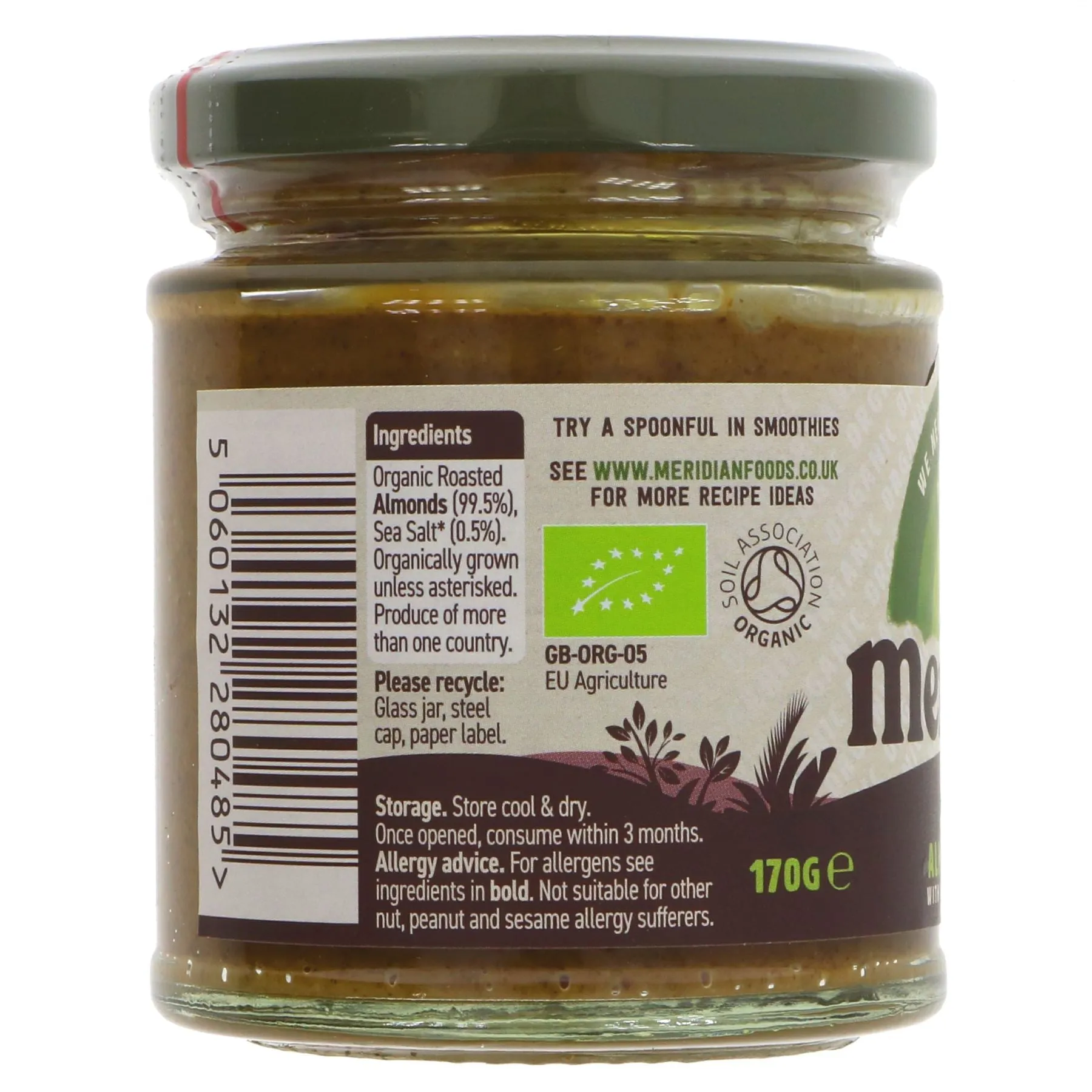 Meridian | Almond Butter Smooth   Salt | 170G