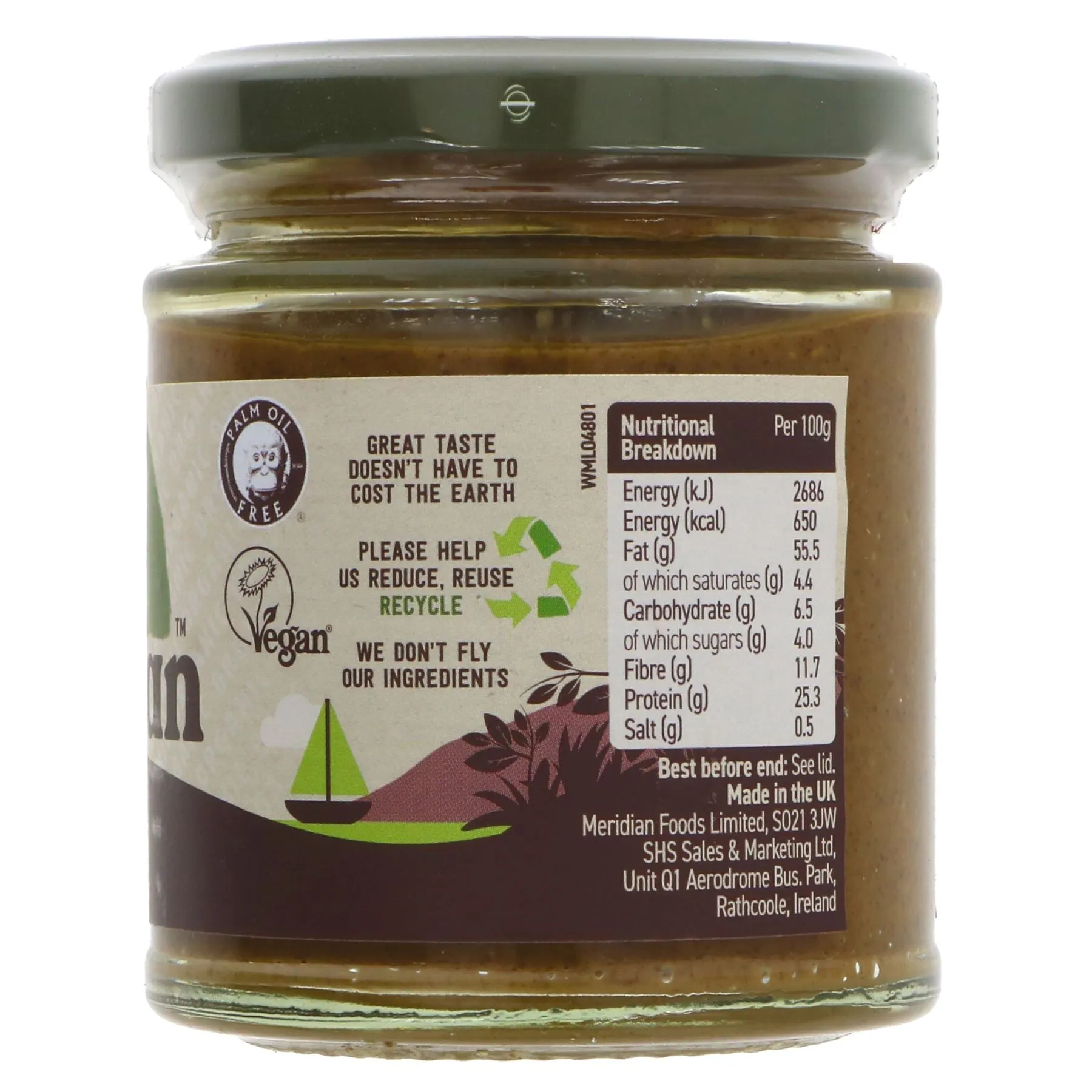 Meridian | Almond Butter Smooth   Salt | 170G