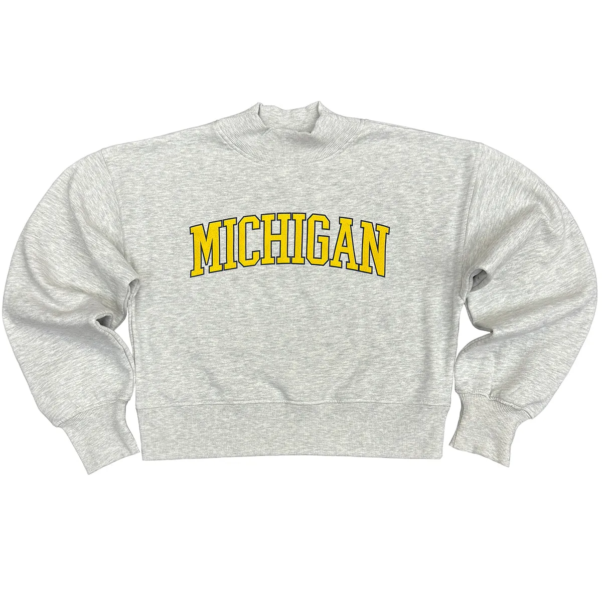 Michigan Mock Neck Sweatshirt