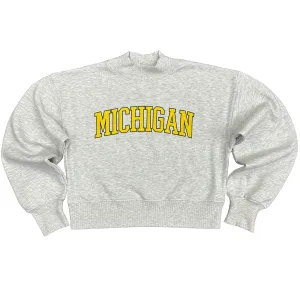 Michigan Mock Neck Sweatshirt