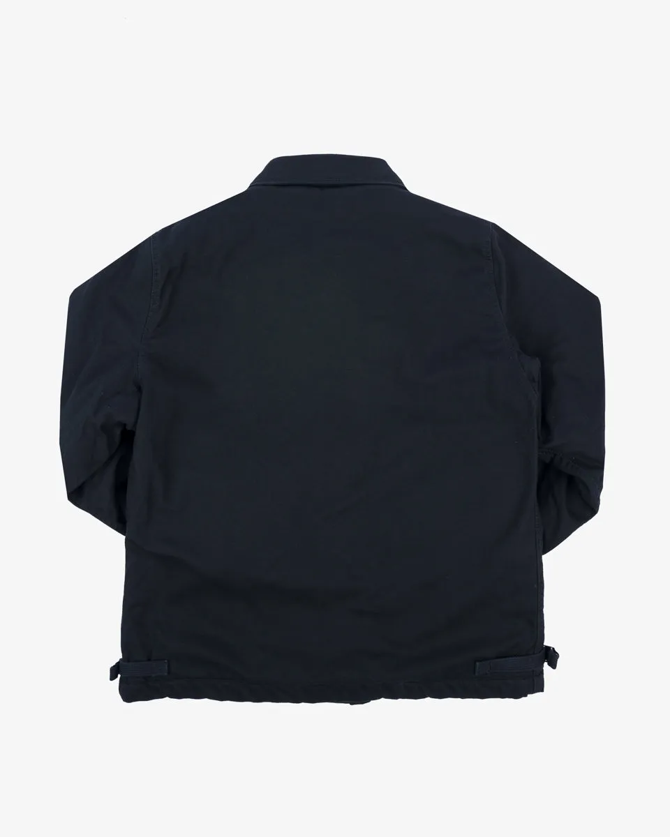 Military Serge A2 Deck Jacket - Black