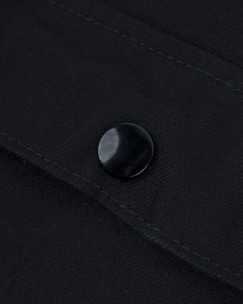 Military Serge A2 Deck Jacket - Black
