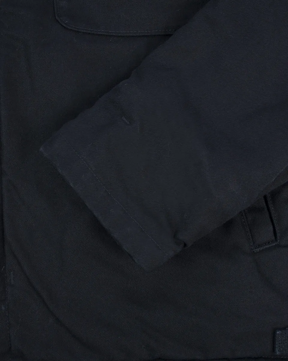 Military Serge A2 Deck Jacket - Black