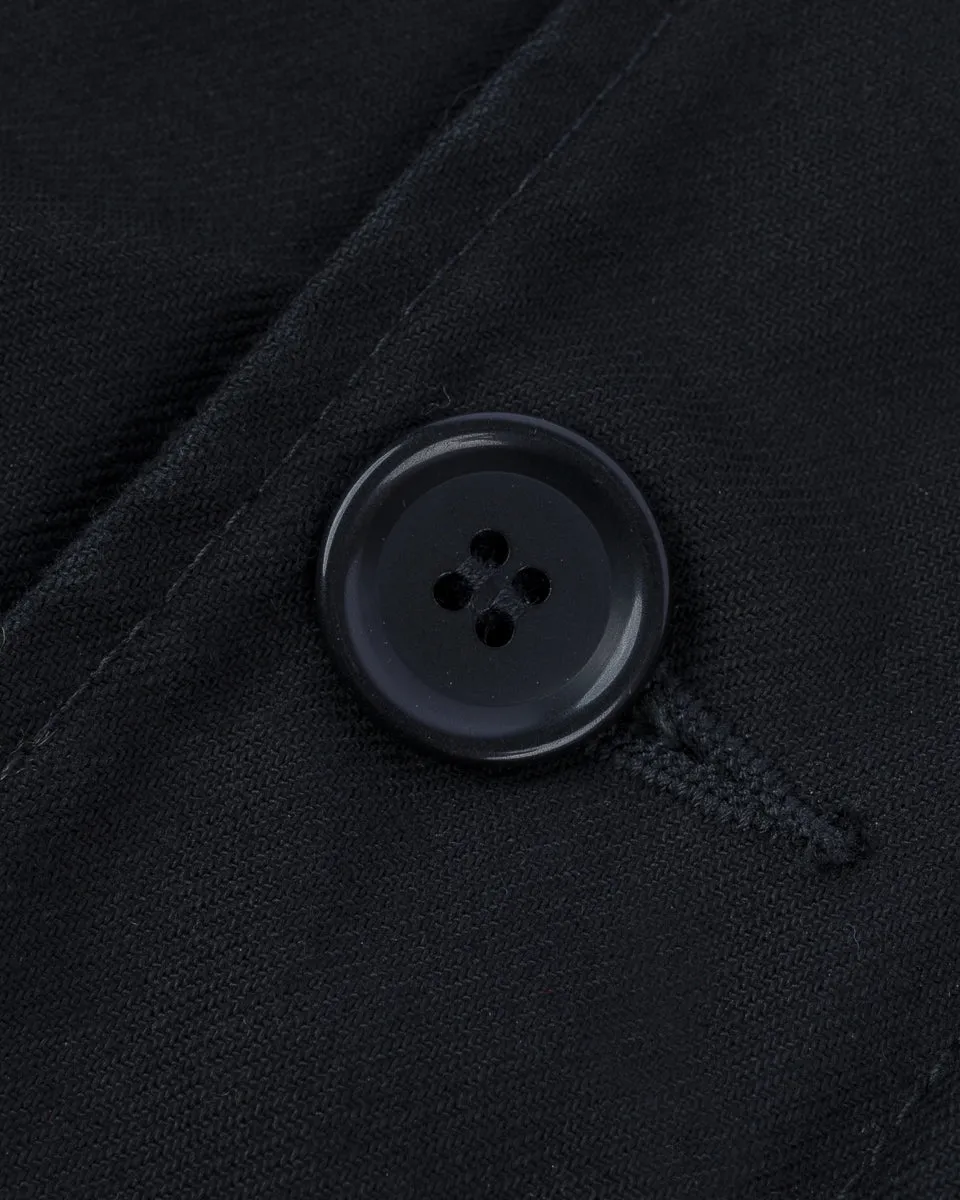 Military Serge A2 Deck Jacket - Black