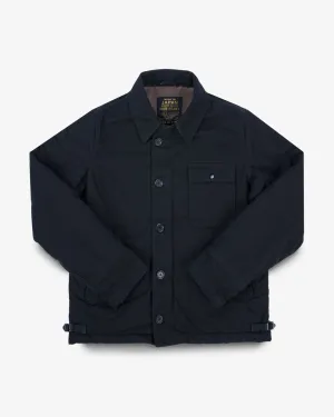 Military Serge A2 Deck Jacket - Black