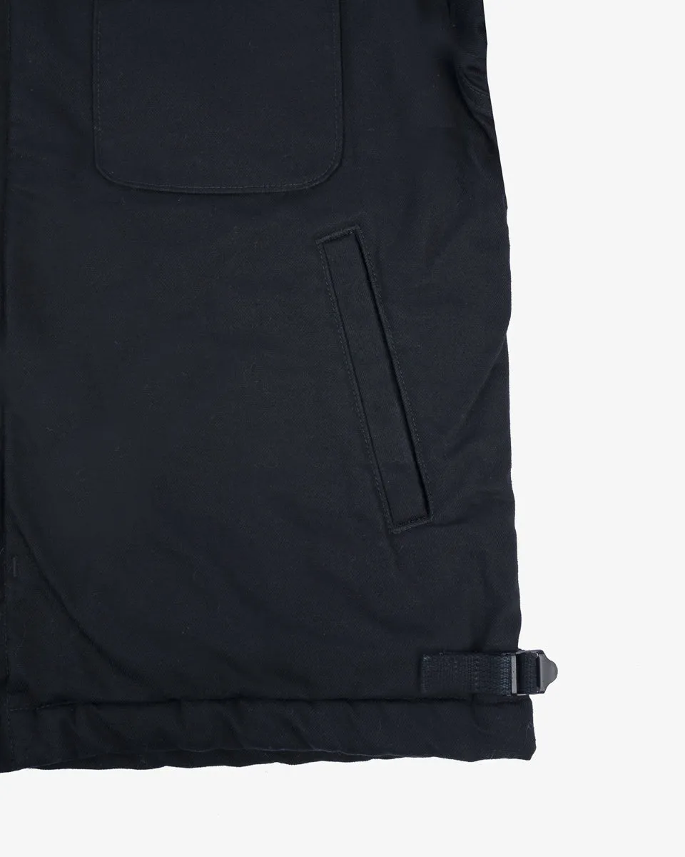 Military Serge A2 Deck Jacket - Black