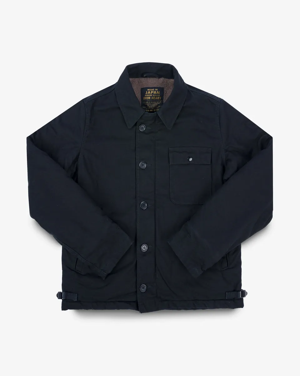 Military Serge A2 Deck Jacket - Black