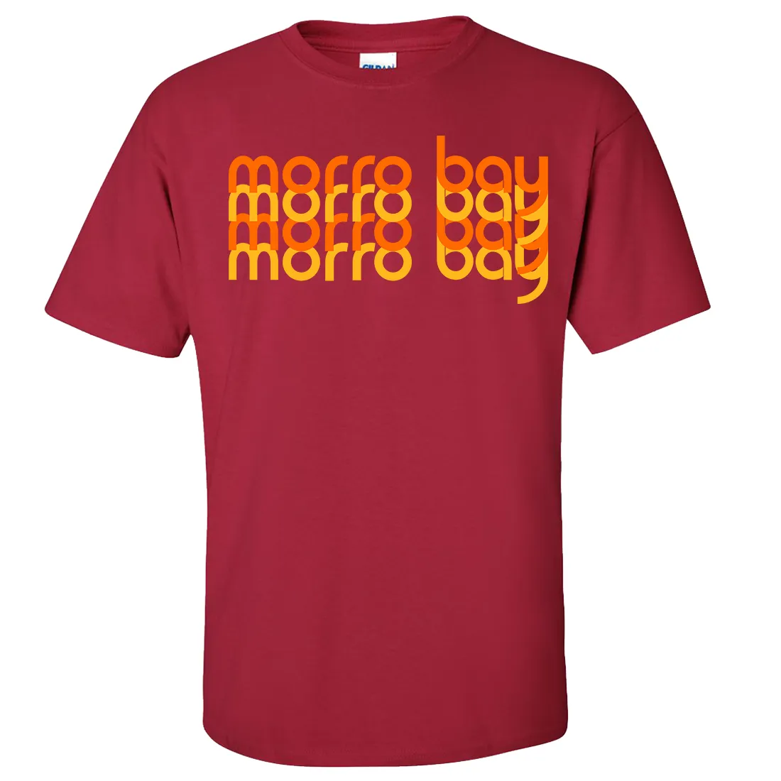 Morro Bay Sunset Stack Asst Colors T-shirt/tee