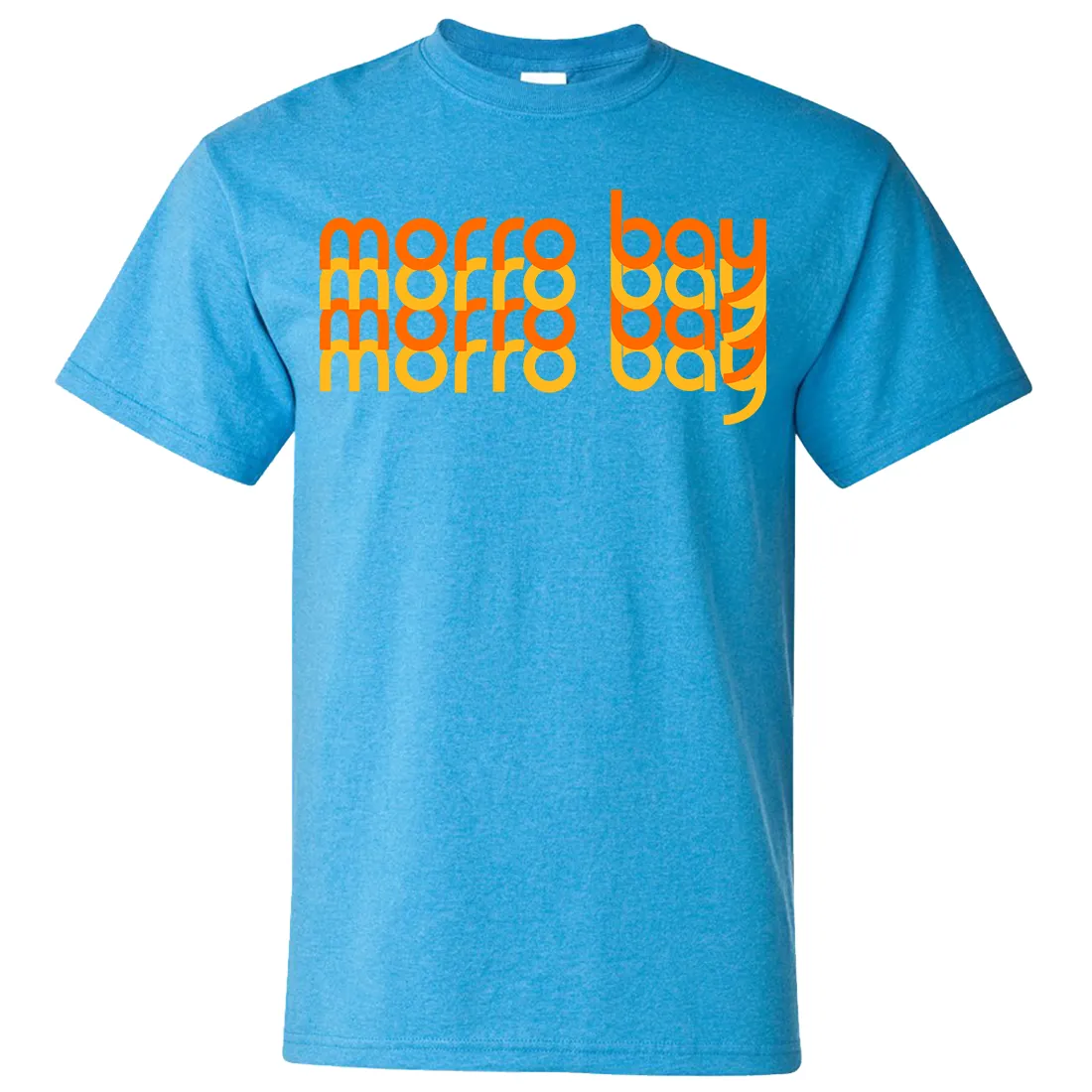 Morro Bay Sunset Stack Asst Colors T-shirt/tee