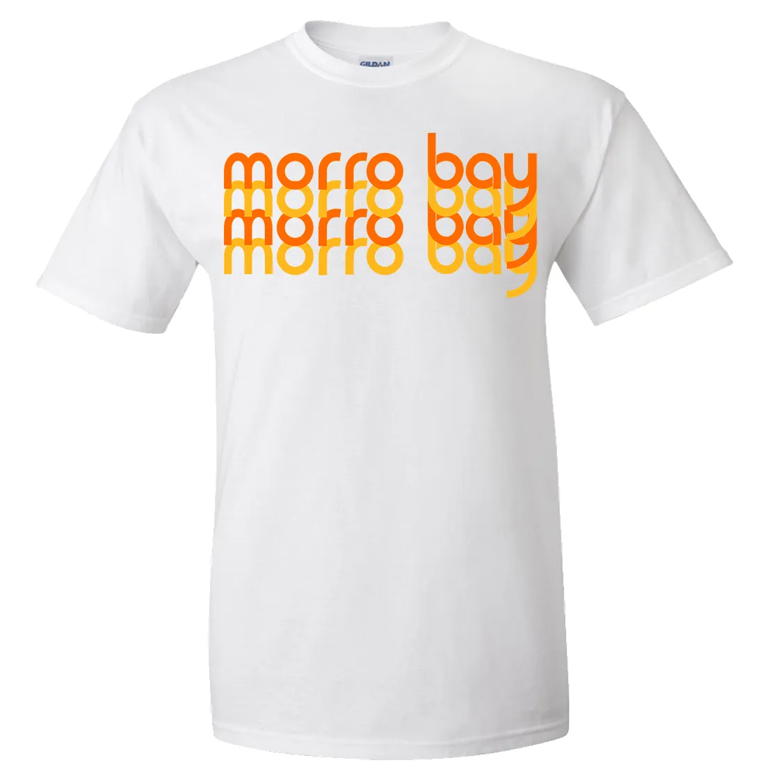 Morro Bay Sunset Stack Asst Colors T-shirt/tee