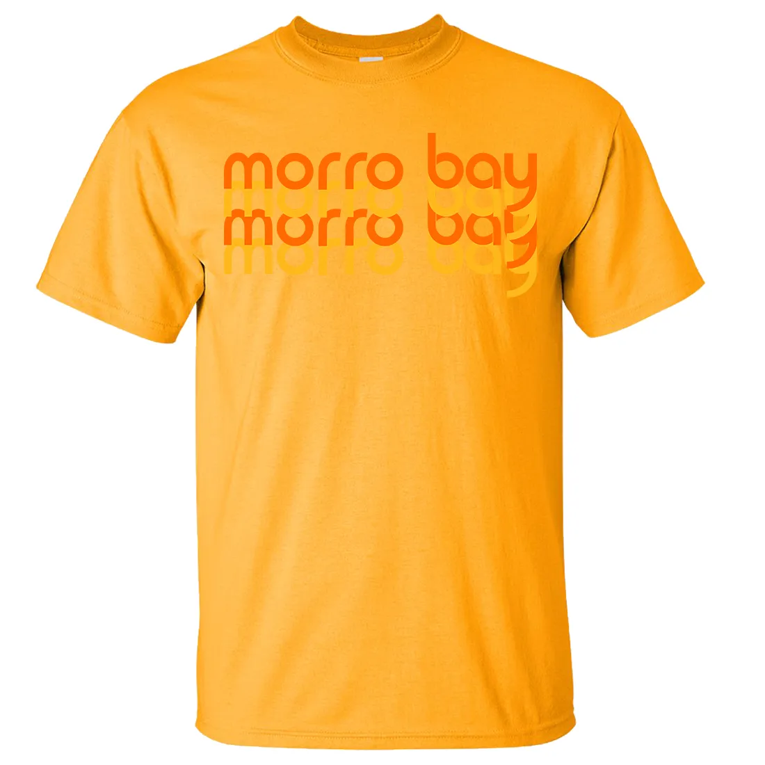 Morro Bay Sunset Stack Asst Colors T-shirt/tee