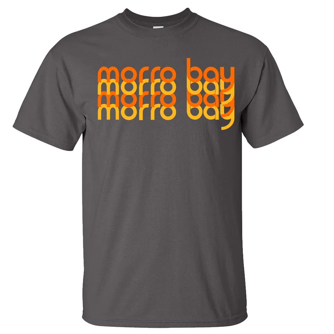 Morro Bay Sunset Stack Asst Colors T-shirt/tee