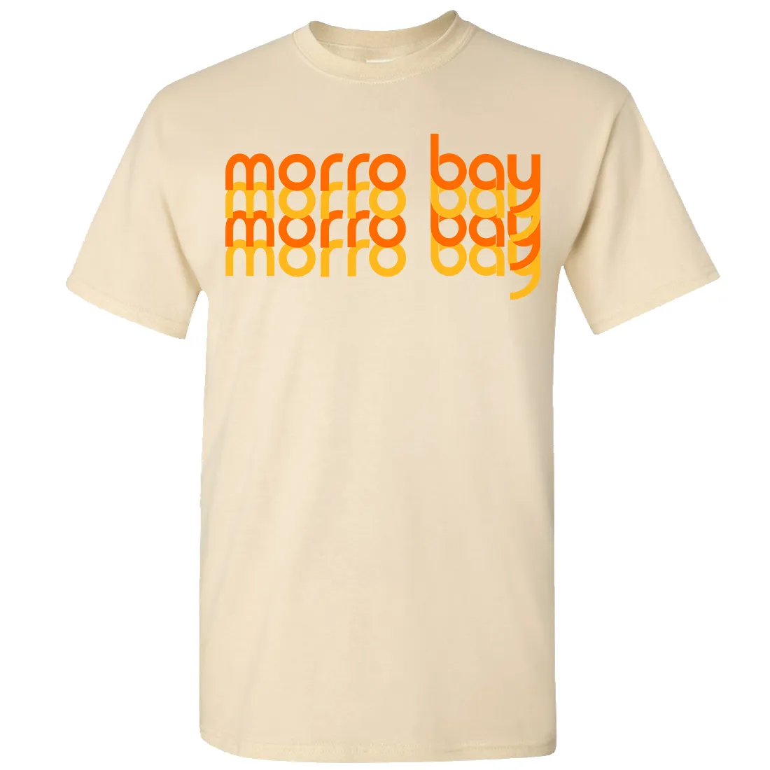 Morro Bay Sunset Stack Asst Colors T-shirt/tee