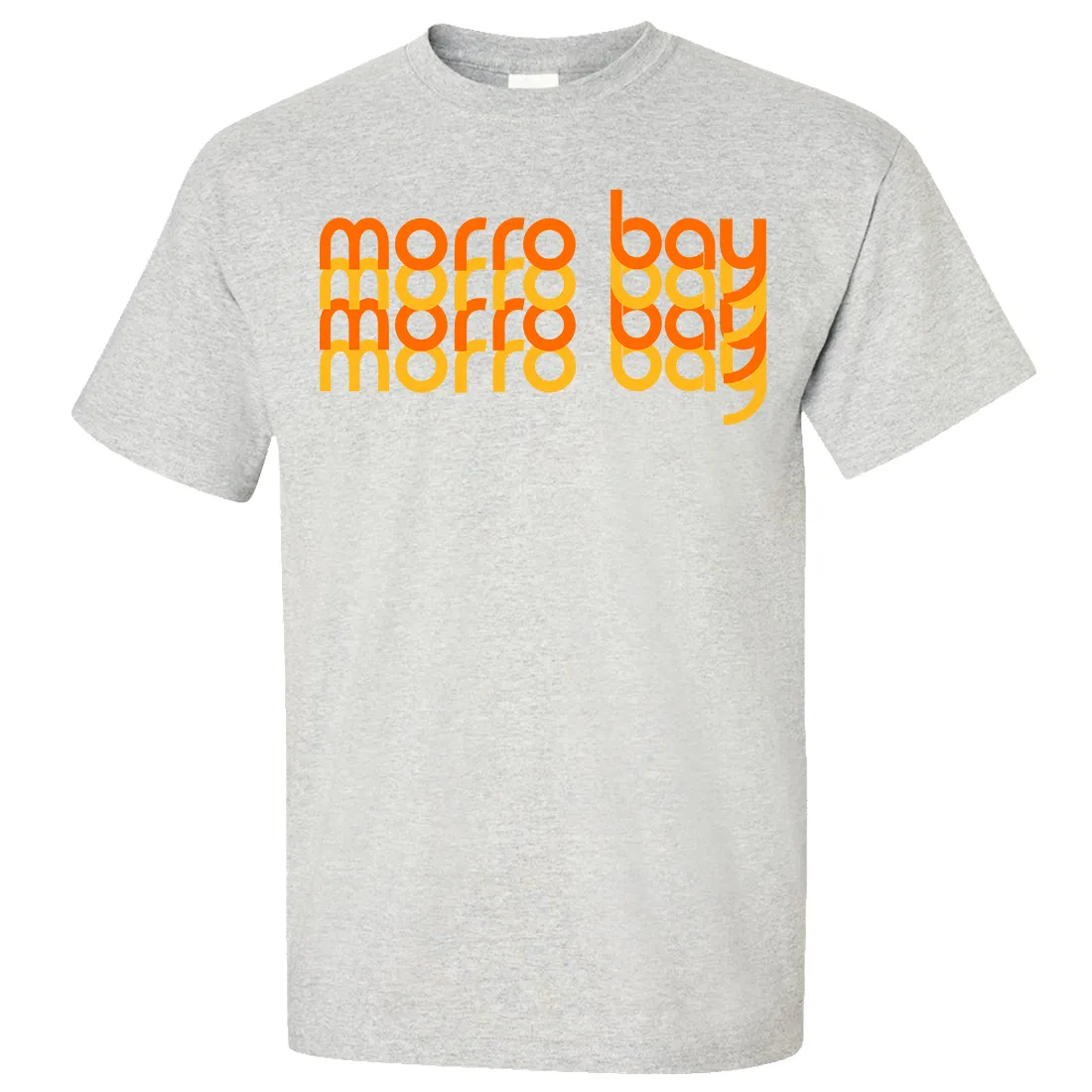Morro Bay Sunset Stack Asst Colors T-shirt/tee