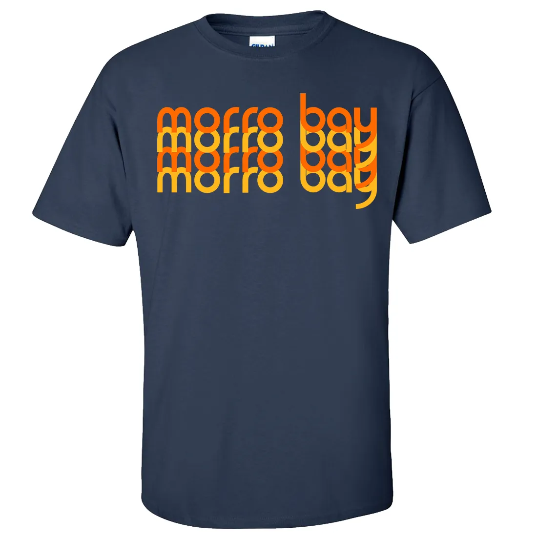 Morro Bay Sunset Stack Asst Colors T-shirt/tee