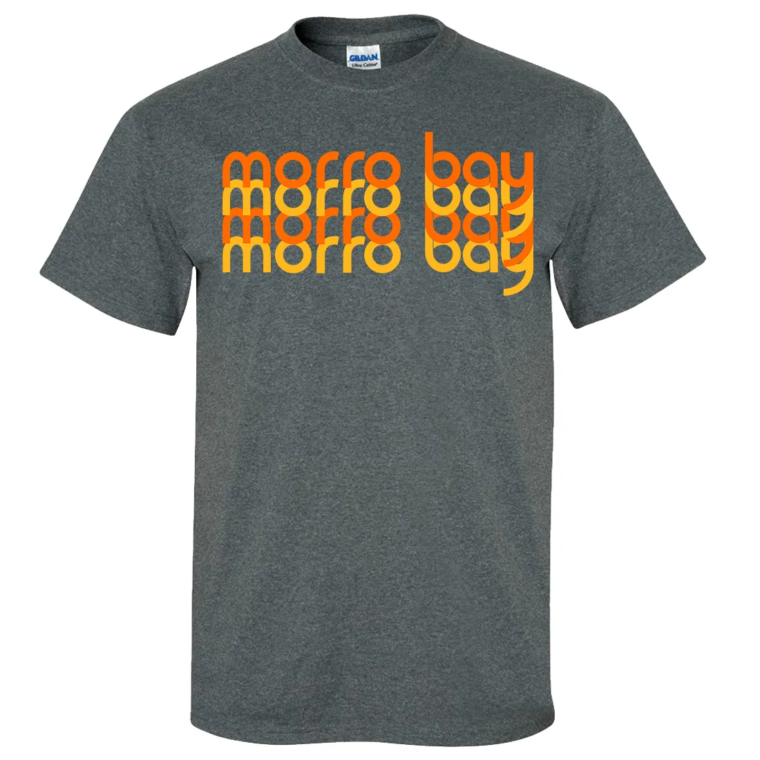 Morro Bay Sunset Stack Asst Colors T-shirt/tee