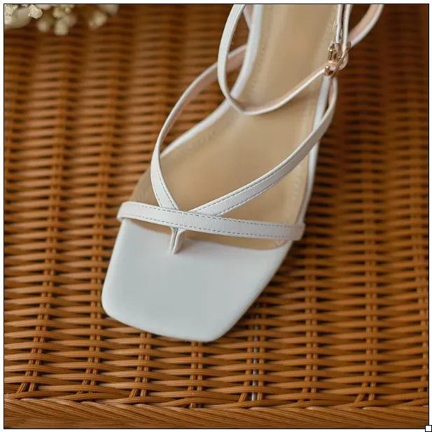 Nora Leather High Heel Sandals