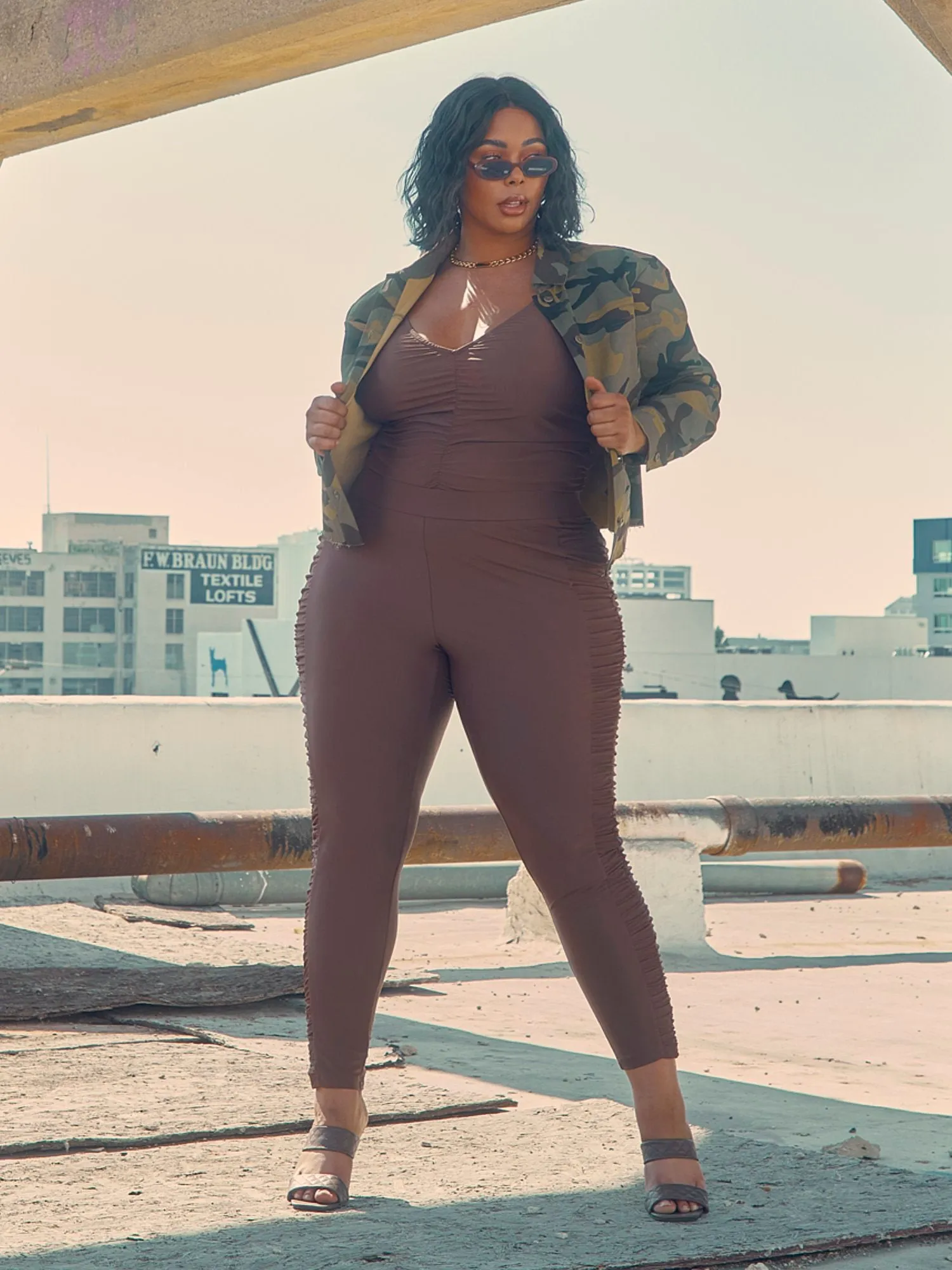 Paulina Camo Shirt Jacket