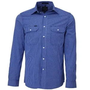Pilbara Shirt Mens Double Pocket Check