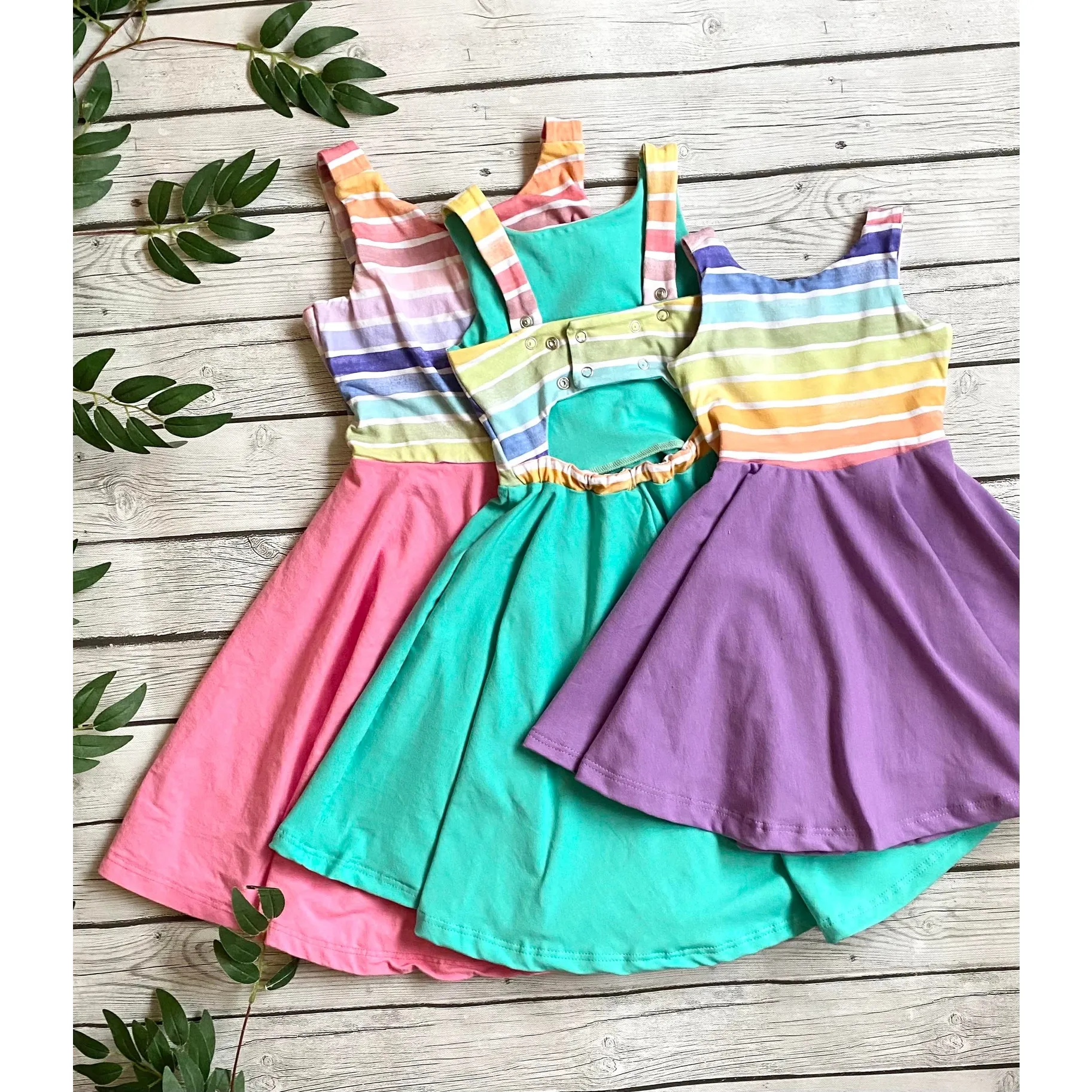 Pink Rainbow Twirl
