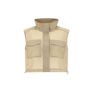PINKO Cropped Gilet Jacket