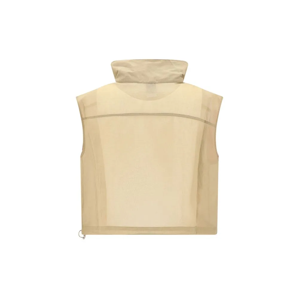PINKO Cropped Gilet Jacket