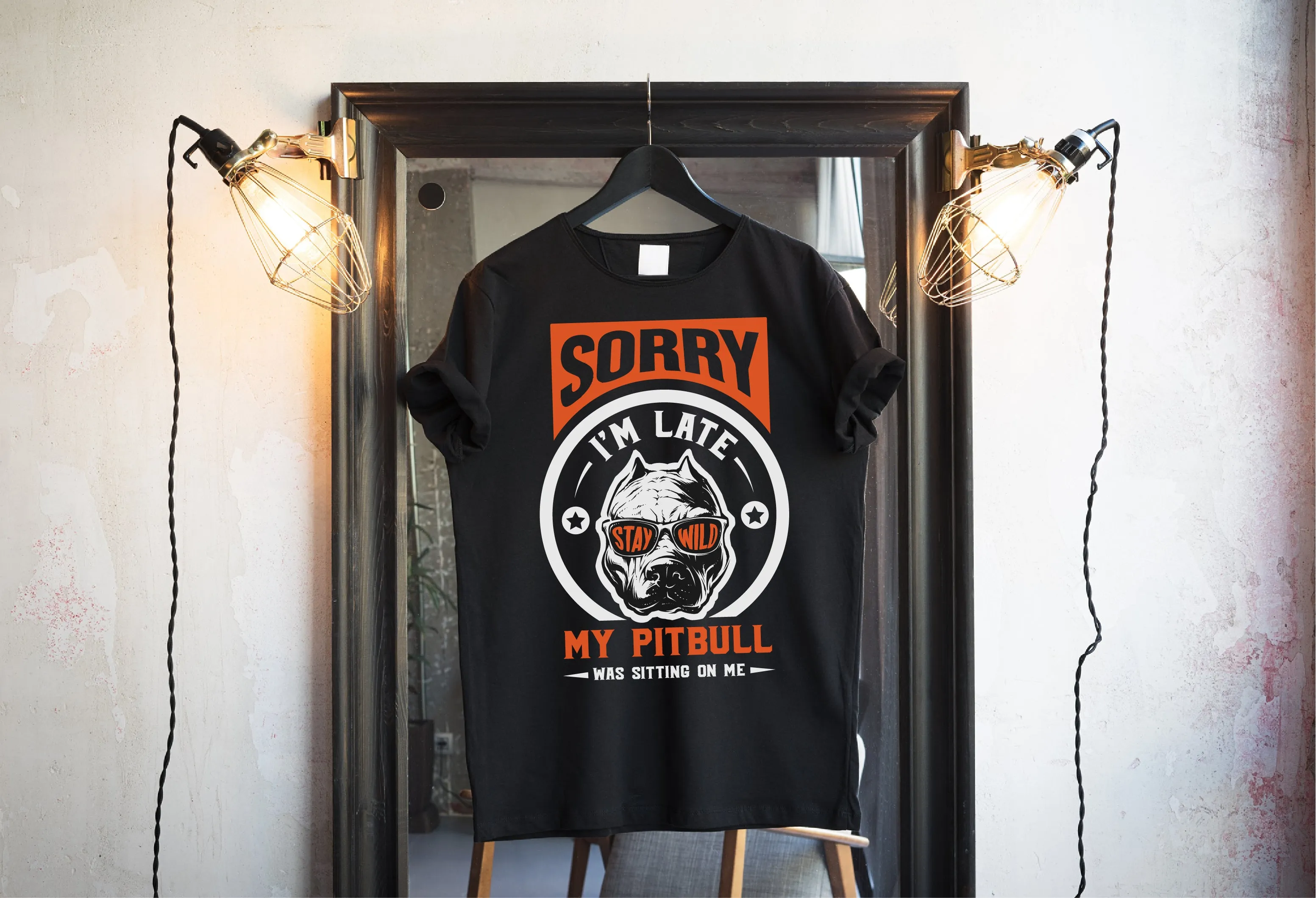 Pitbull Sorry i'm late T-Shirt