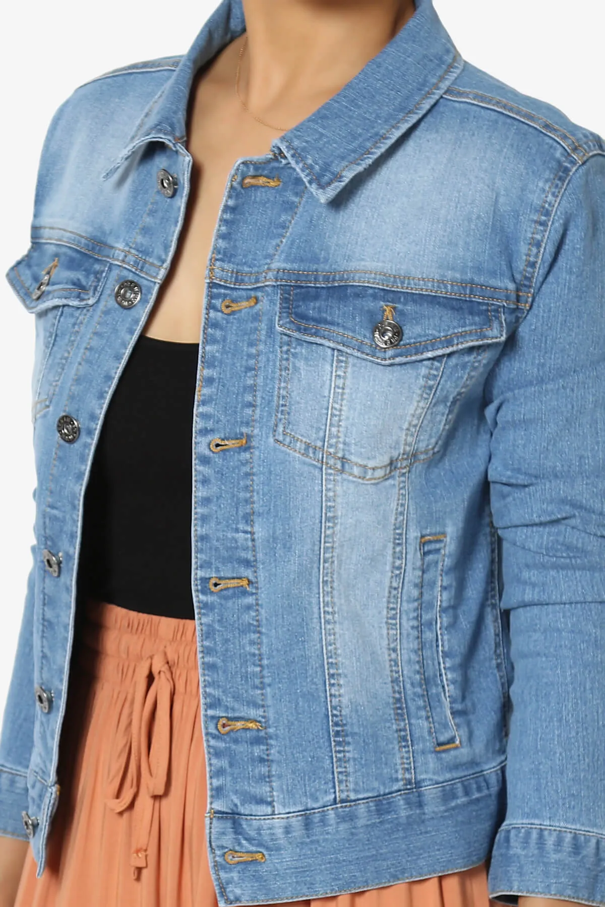 Plim Washed Slim Denim Jacket