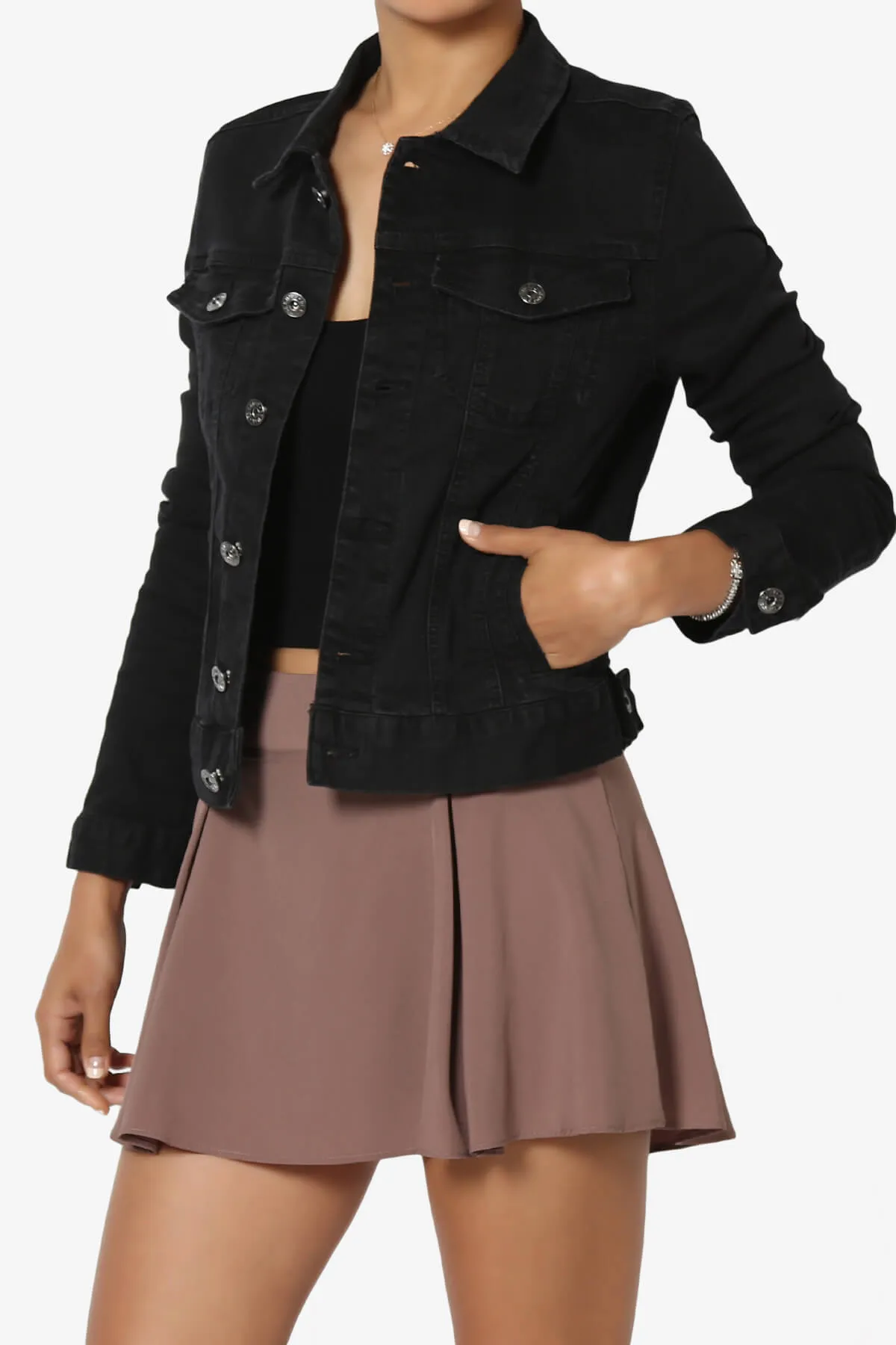 Plim Washed Slim Denim Jacket